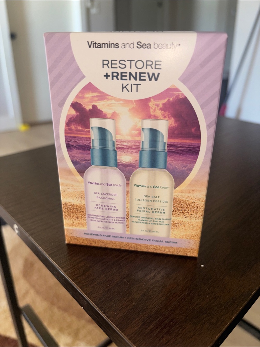 Vitamins and Sea Beauty Restore + Renew Kit - Purple